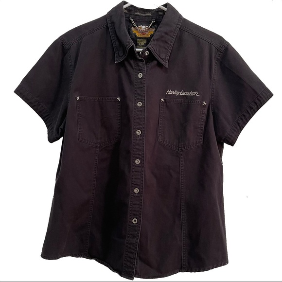 Harley-Davidson Tops - Harley Davidson Large Button down